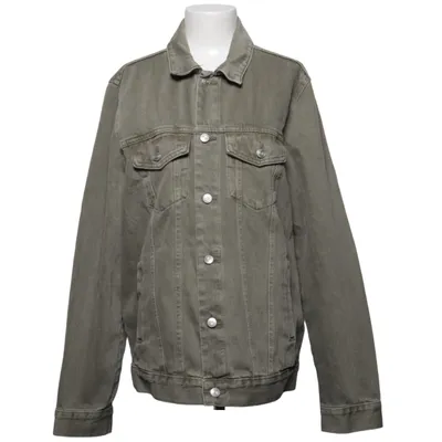 Veste en jean (Vert) de Pull & Bear Coton
