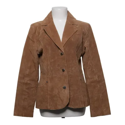 Læderblazer (Brun) fra B.U.M Equipment Læder, Polyester
