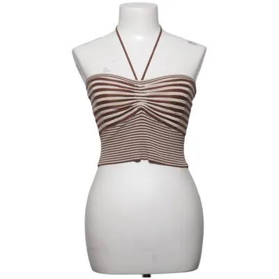 Haltertop (Bruin, Beige) van Full Tilt