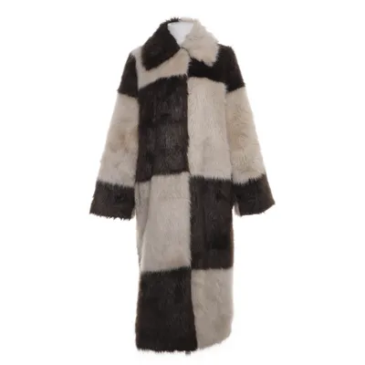 Vinterkappa (Vit, Brun) från Stand Studio Akryl, Polyester