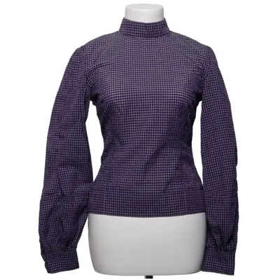 Blouse (Lila, Zwart) van Ganni Katoen, Polyamide, Polyester