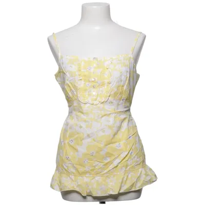 Débardeur (Jaune, Blanc) de Prêt Coton