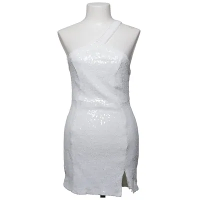 Cocktailjurk (Wit) van Nelly x Glamorous Polyester