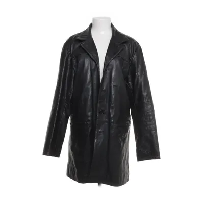 Leren jas (Zwart) van Clifton Leer, Polyester