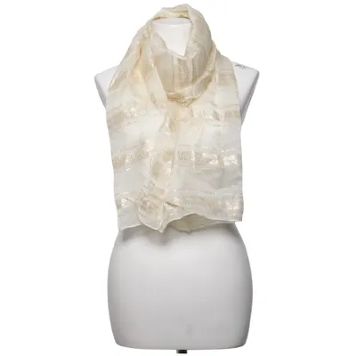 Shawl (White, Gold) from Indiska Viscose