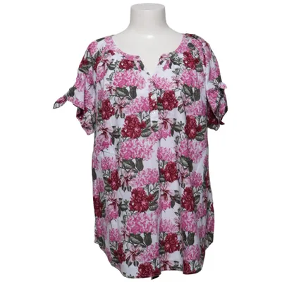 Top (Wit, Roze, Meerkleurig) van Isolde Katoen