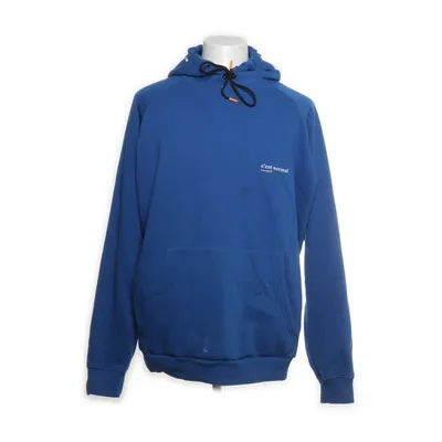 Huvtröja (Blå) från C'est Normal Ekologisk bomull, Polyester