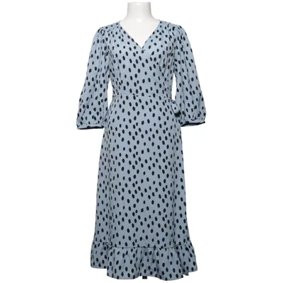 Omlottklänning (Blå, Svart) från ONLY Polyester