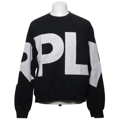Sweatshirt (Noir, Blanc) de Replay Coton