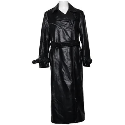 Mantel (Schwarz) von Zara Baumwolle, Polyester