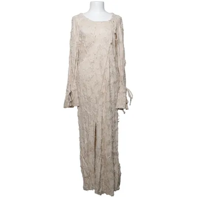 Långklänning (Beige) från H&M Premium Quality Silke, Viskos