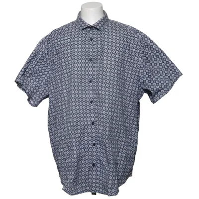 Short sleeve shirt (Blue, White) from Pre End Cotton, Elastane