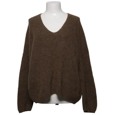 Tröja (Thora V-Neck Knit) från Mos Mosh Alpackaull, Elastan, Polyamid