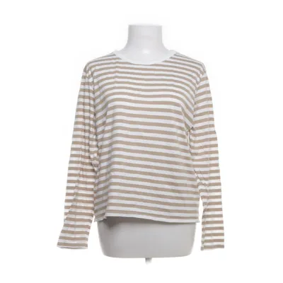 Långärmad t-shirt (Beige, Vit) från Monki Bomull, Modal