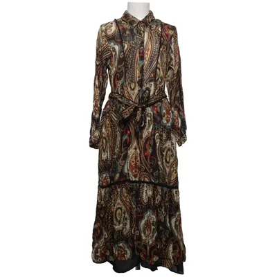Maxikjole (Brun, Flerfarvet) fra Zara Polyester