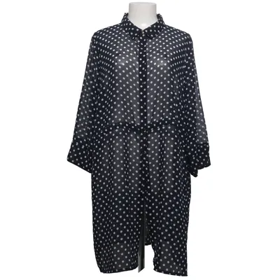 Klänning (Blå, Vit) från Zizzi Polyester
