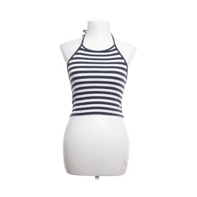 Haltertop (Blauw, Wit) van Brandy Melville Katoen