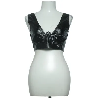 Crop top (Svart) från Saint Genies Bomull, Polyuretan