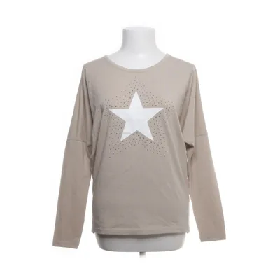 Lange mouwen shirt (Beige, Groen, Wit) van House of Lola Katoen, Elastaan