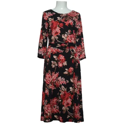 Klänning (Svart, Röd, Flerfärgad) från Roman Elastan, Polyester, Viskos