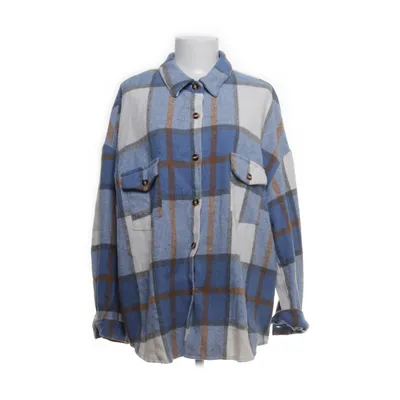 Shirt (Blauw, Meerkleurig) van Shein Curve