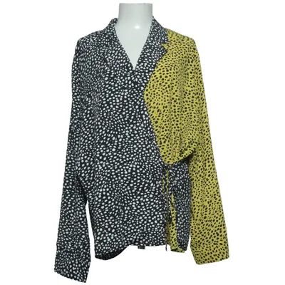 Blouse portefeuille (Noir, Blanc, Jaune) de Unique 21 Polyester