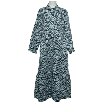 Robe chemise (Bleu, Blanc, Multicolore) de Trenery Coton, Lin