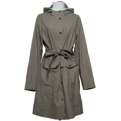 Regnfrakke (Beige) fra Rains Polyester, Polyurethan