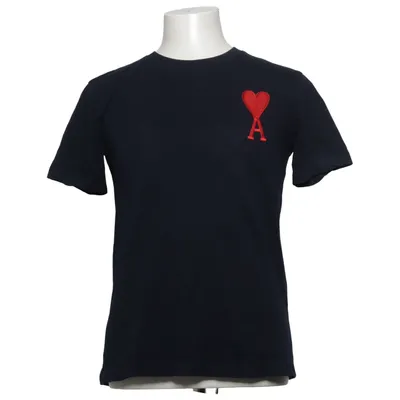T-shirt (Blå) fra AMI Paris Bomuld, Elastan