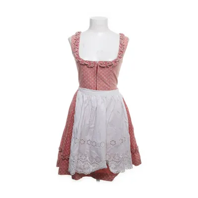 Dirndl (Rosa, Vit) från Almenrausch Bomull