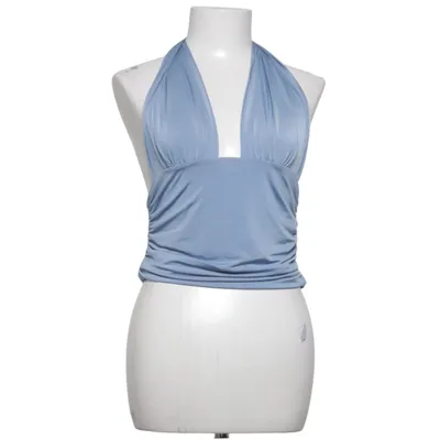 Halternecktopp (Blå) från Urban Outfitters Elastan, Polyester