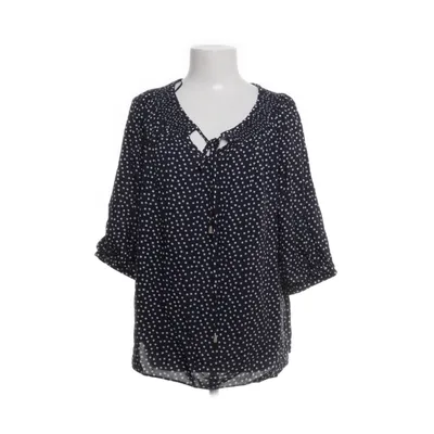 Strikblouse (Blauw, Wit) van F&F Viscose