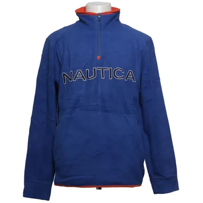 Fleecetrøje (Blå, Orange) fra Nautica Polyester
