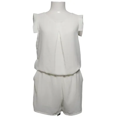 Jumpsuit (White) from My Fashion Elastane, Polyester