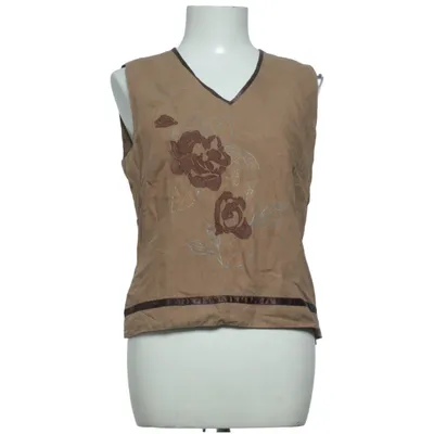 Tank Top (Brown) from Kenar Linen, Polyester