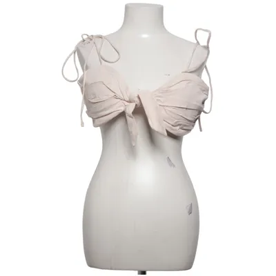 Crop top (Beige) van Statement by NA-KD Influencers Katoen
