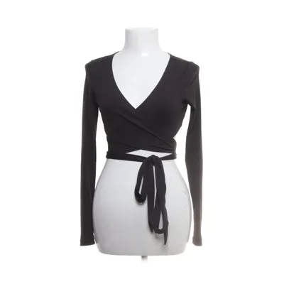 Omlottopp (Svart) från Shein Elastan, Polyester