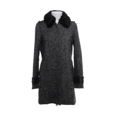 Frakke (Sort, Grå) fra Claudie Pierlot Polyester, Viscose, Læder, Akryl, Uld