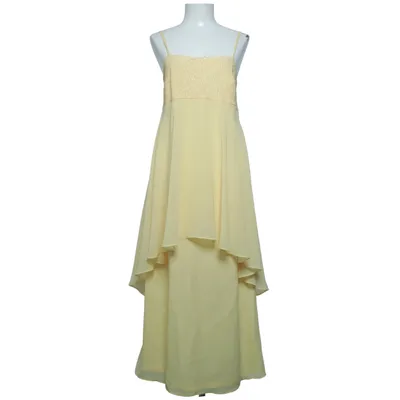 Robe longue (Jaune) de Elinette Design Polyester, Viscose