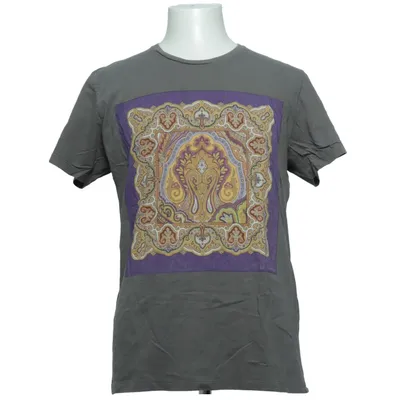 T-shirt (Grijs, Meerkleurig) van Etro Katoen