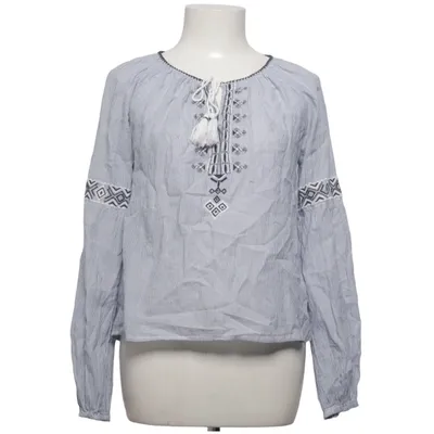 Bluse (Blå, Hvid) fra Abercrombie & Fitch