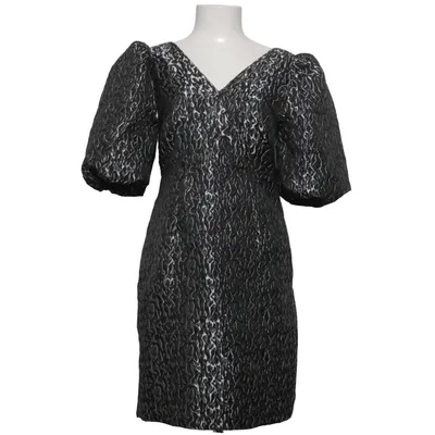 Klänning (Svart, Silverfärgad) från Claire Woman Bomull, Polyester