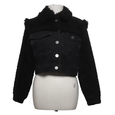Foret Jeansjakke (Sort) fra ASOS Denim Akryl, Bomuld, Polyester