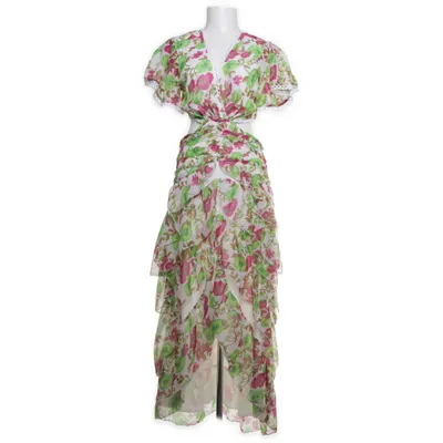 Långklänning (Vit, Flerfärgad) från Boohoo Polyester