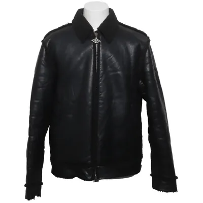 Shearlingjacka (Svart) från Han Kjøbenhavn Pälsimitation, Polyuretan