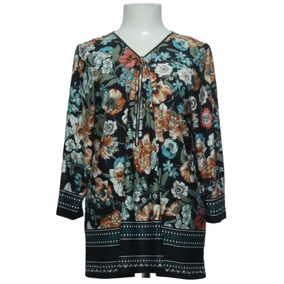 Blouse (Noir, Multicolore) de Happy Holly Élasthane, Polyester