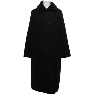 Frakke (Sort) fra Jessica Elastan, Polyester, Viscose