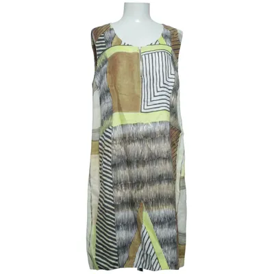 Robe (Beige, Jaune, Multicolore) de Elton Acétate, Lin