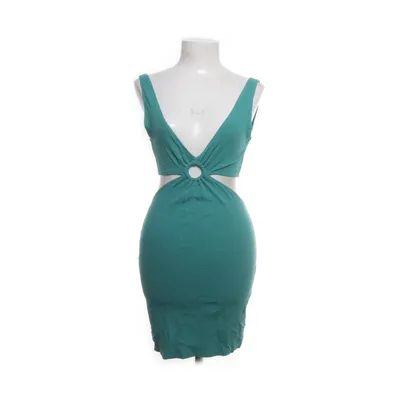 Jurk (Turquoise) van Pull & Bear Elastaan, Viscose