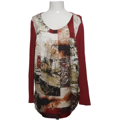 Haut (Rouge, Multicolore) de Charles Vögele Élasthane, Polyester, Viscose